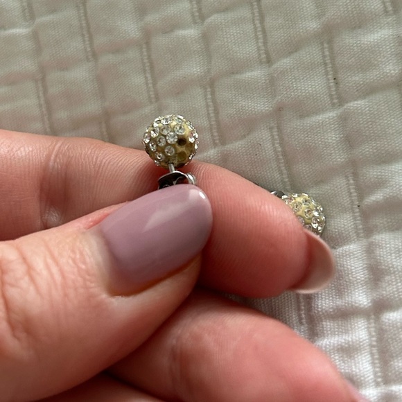 Crystal Ball Earrings - Picture 3 of 3